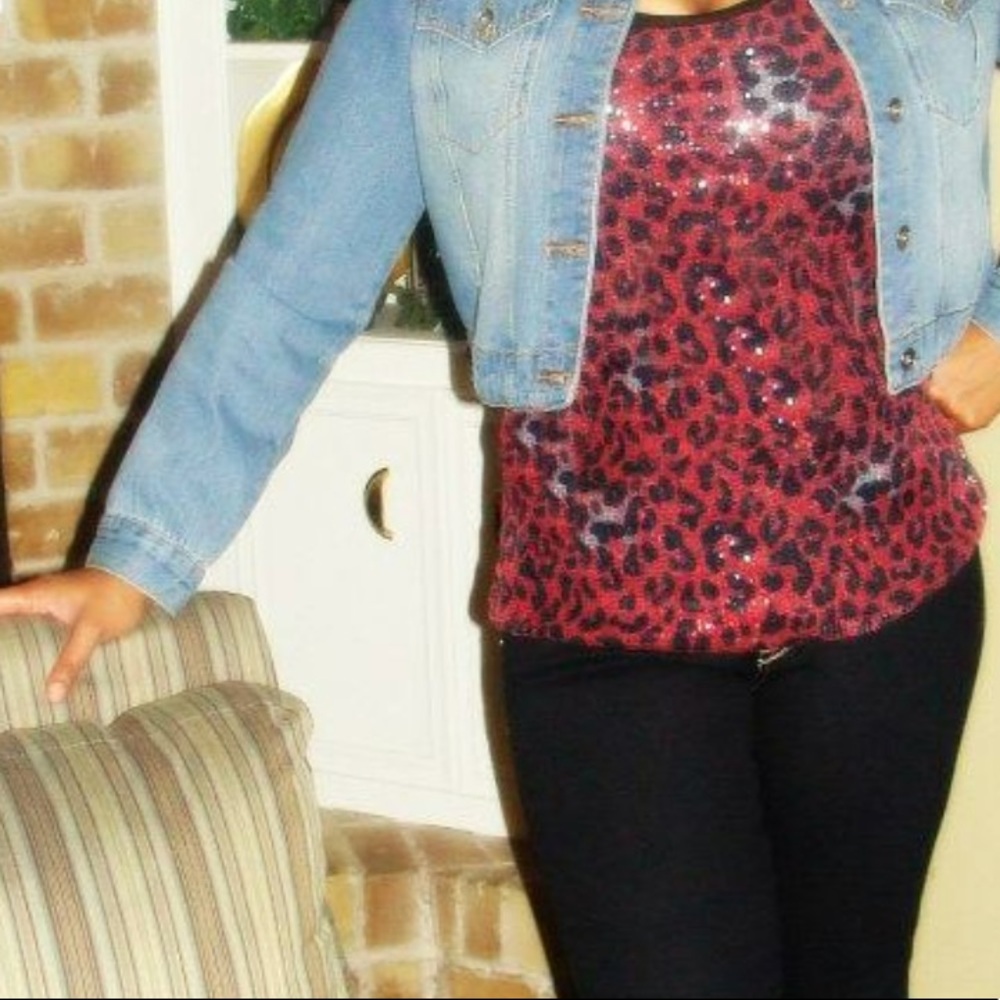 Ladies Sequin tops, various colors